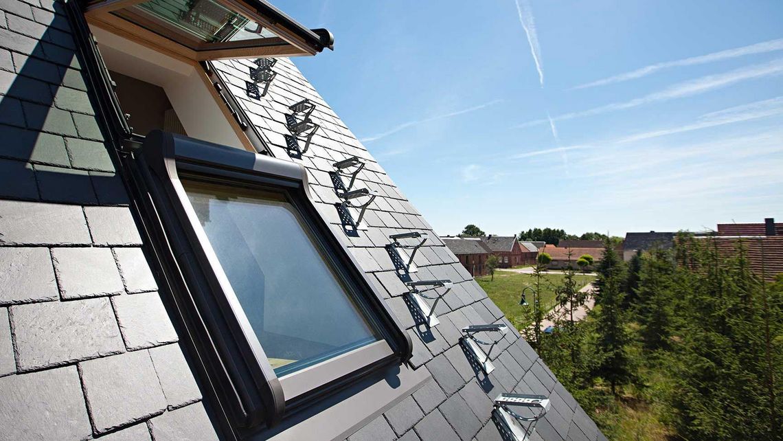 Tandem-Einbau von Dachfenstern
